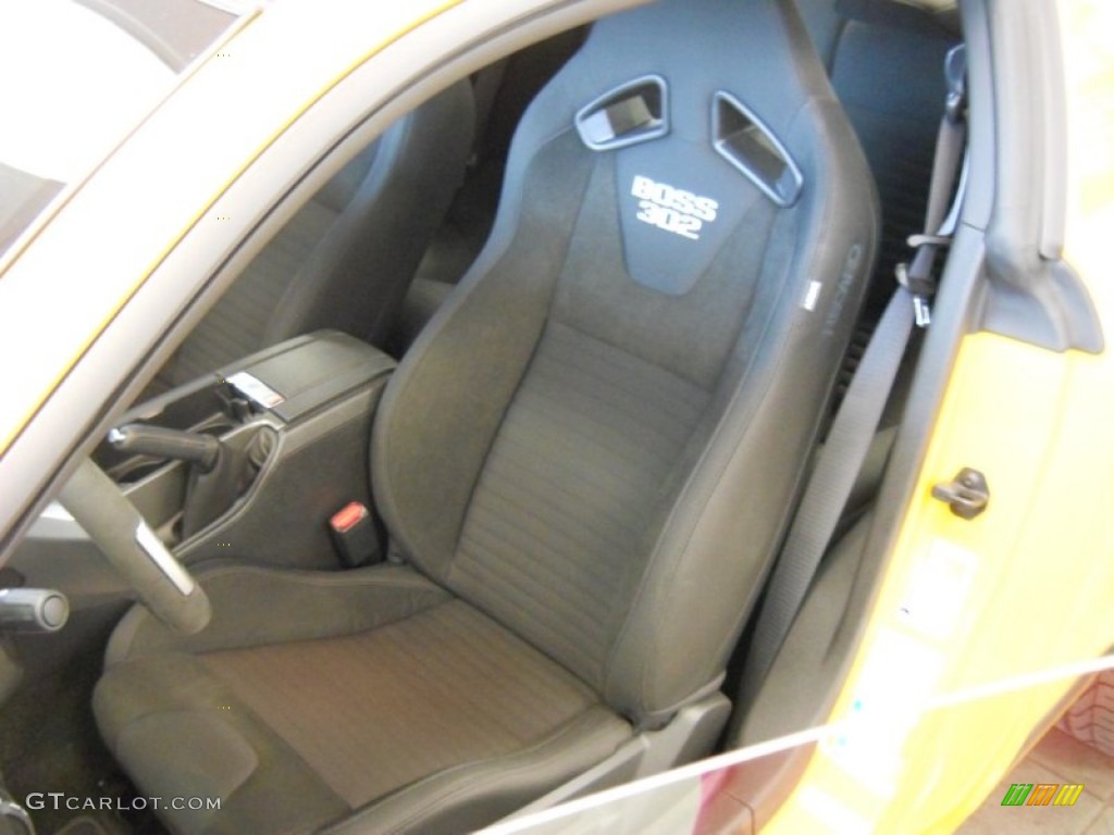 Charcoal Black/Recaro Sport Seats Interior 2013 Ford Mustang Boss 302 Photo #65676184