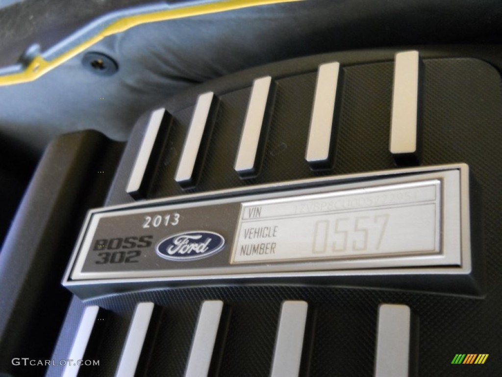2013 Ford Mustang Boss 302 5.0 Liter 302 Hi-Po DOHC 32-Valve Ti-VCT V8 Engine Photo #65676241