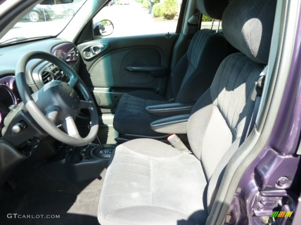 Dark Slate Gray Interior 2005 Chrysler PT Cruiser Standard PT Cruiser Model Photo #65676528