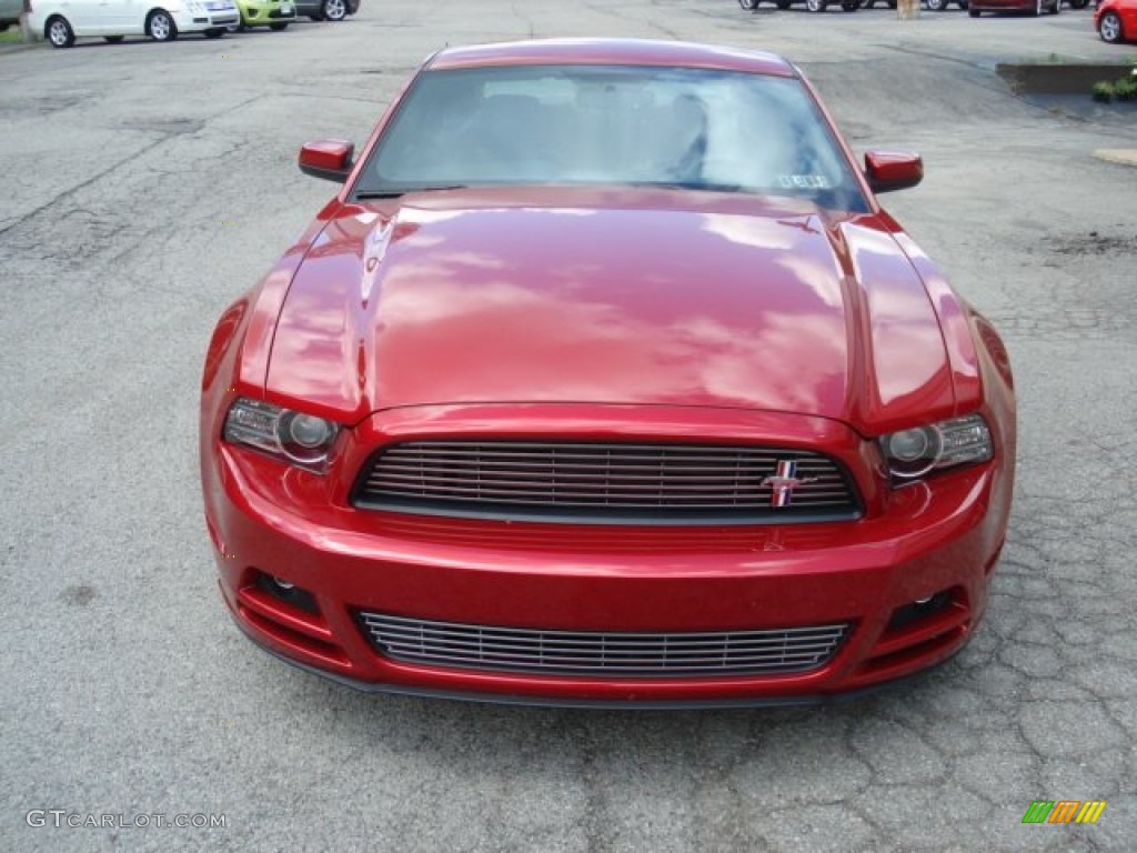 Red Candy Metallic 2013 Ford Mustang V6 Mustang Club of America Edition Coupe Exterior Photo #65676991