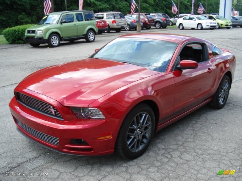 Red Candy Metallic 2013 Ford Mustang V6 Mustang Club of America Edition Coupe Exterior Photo #65676994
