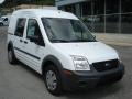 Frozen White 2012 Ford Transit Connect XL Van Exterior