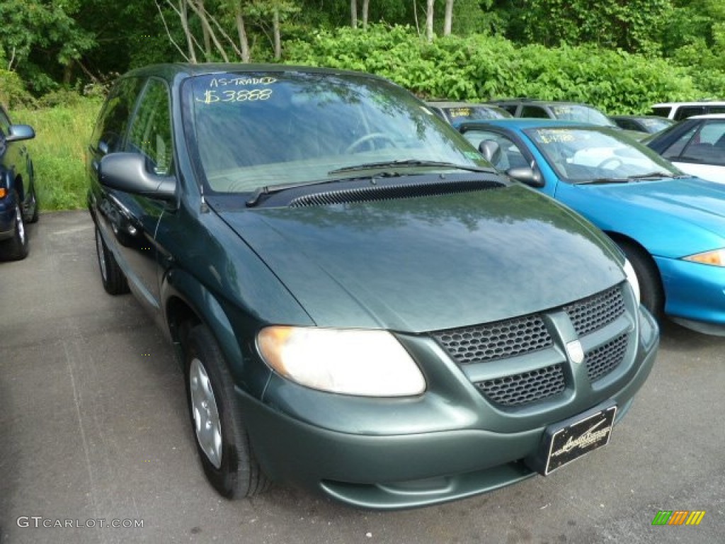 2001 Caravan SE - Shale Green Metallic / Sandstone photo #1
