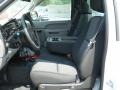 Dark Titanium 2012 Chevrolet Silverado 2500HD Work Truck Regular Cab 4x4 Chassis Interior Color