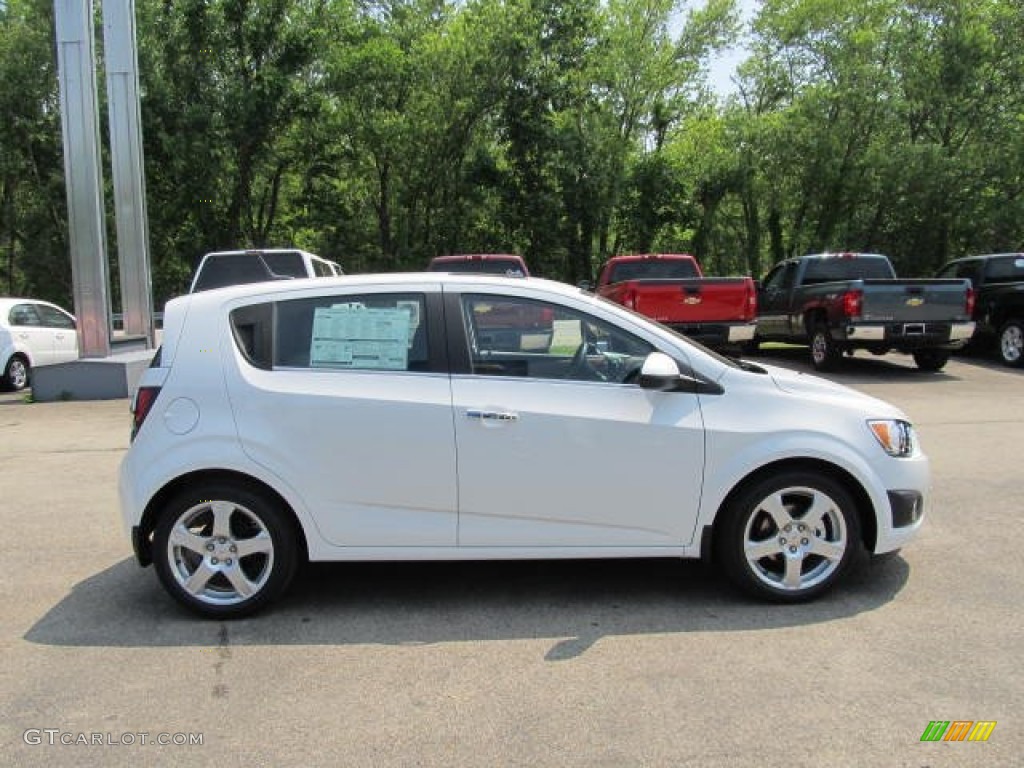 Summit White 2012 Chevrolet Sonic LTZ Hatch Exterior Photo #65682459