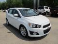 2012 Summit White Chevrolet Sonic LTZ Hatch  photo #5