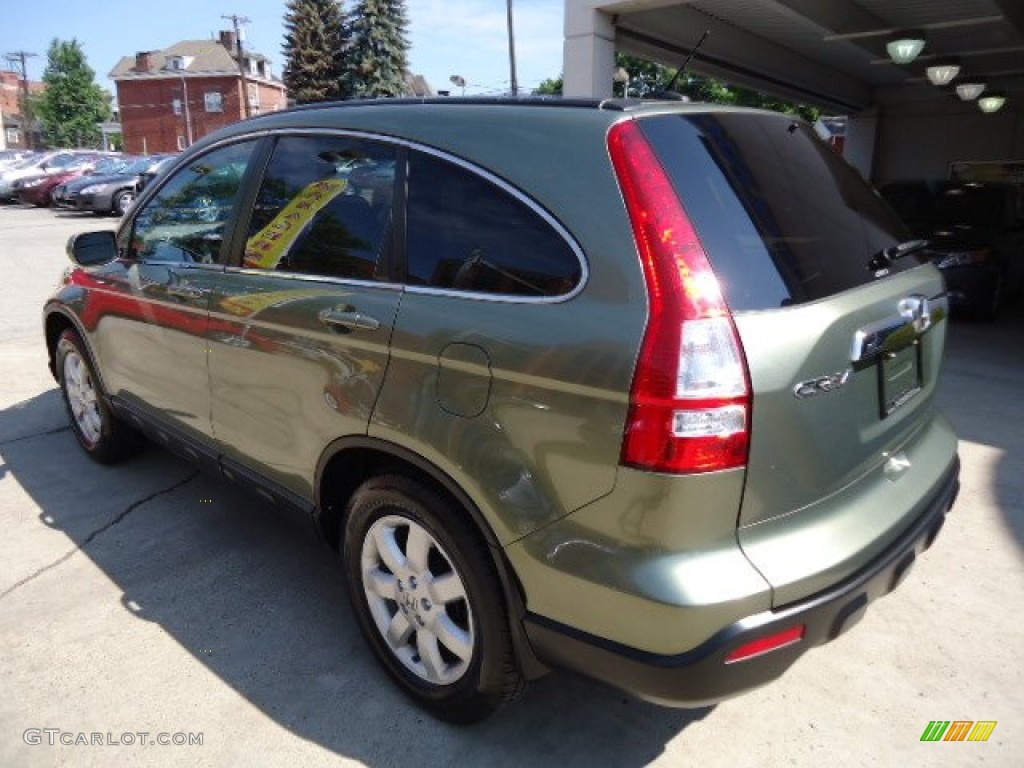 2009 CR-V EX-L 4WD - Green Tea Metallic / Ivory photo #12