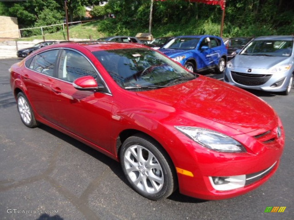 Fireglow Red 2013 Mazda MAZDA6 i Grand Touring Sedan Exterior Photo #65684127