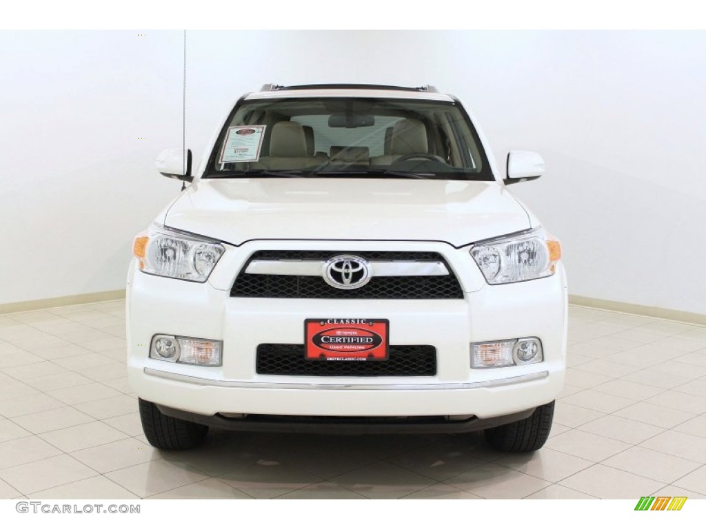 2011 4Runner Limited 4x4 - Blizzard White Pearl / Sand Beige photo #2