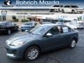 2012 Dolphin Gray Mica Mazda MAZDA3 i Grand Touring 4 Door  photo #1