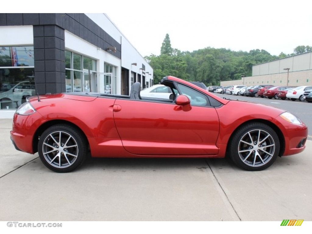 Rave Red 2011 Mitsubishi Eclipse Spyder GS Sport Exterior Photo #65685336