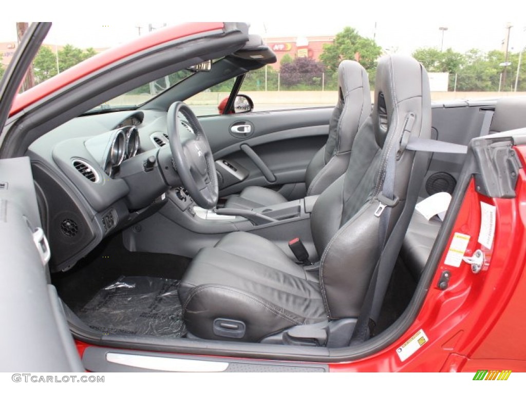 Dark Charcoal Interior 2011 Mitsubishi Eclipse Spyder GS Sport Photo #65685390