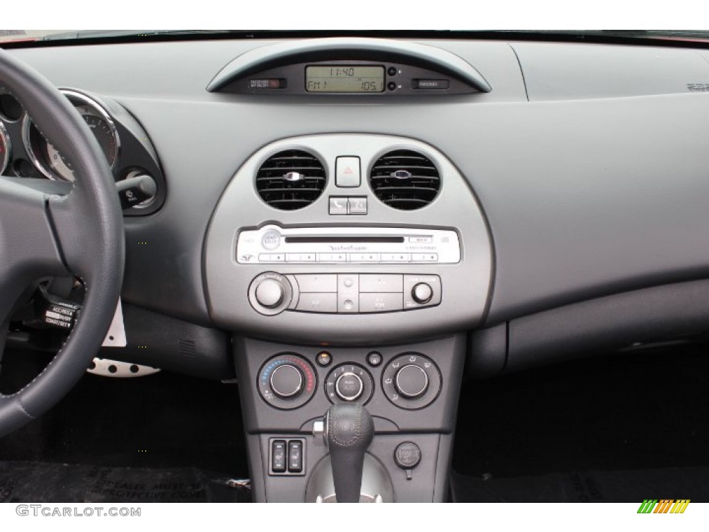 2011 Mitsubishi Eclipse Spyder GS Sport Dark Charcoal Dashboard Photo #65685411