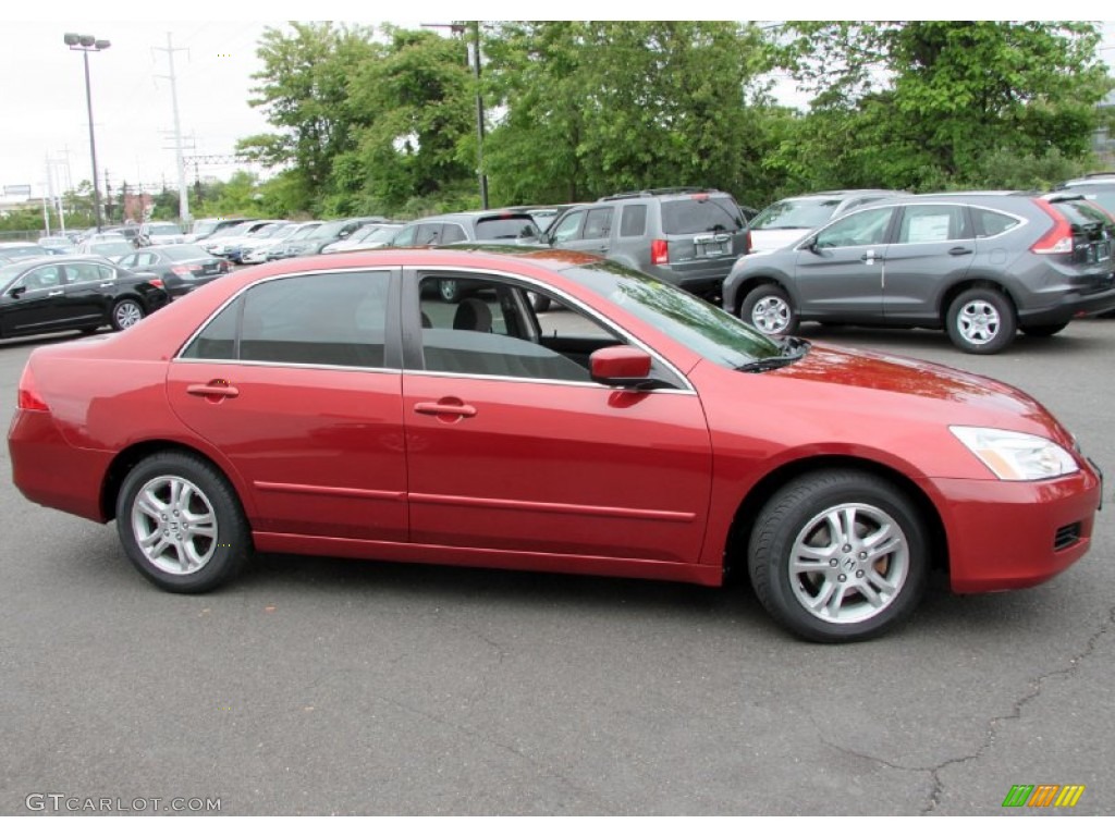 Moroccan Red Pearl 2007 Honda Accord EX Sedan Exterior Photo #65686632