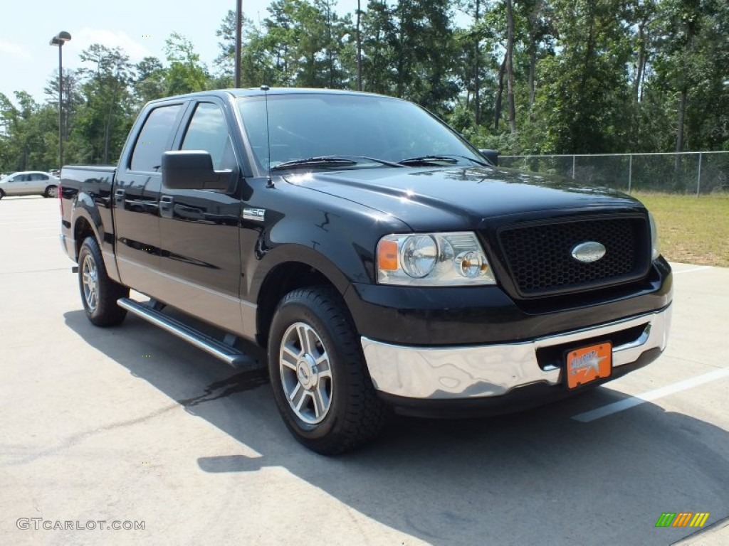 2006 F150 XLT SuperCrew - Black / Tan photo #1