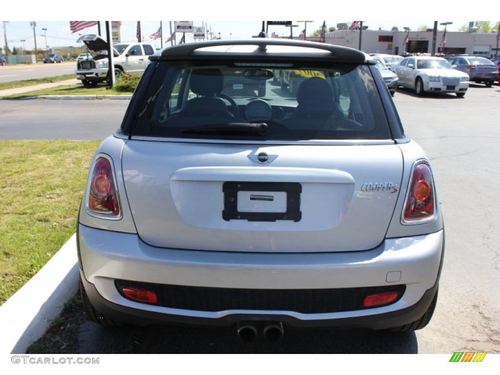 2009 Cooper S Hardtop - Pure Silver Metallic / Punch Carbon Black Leather photo #12