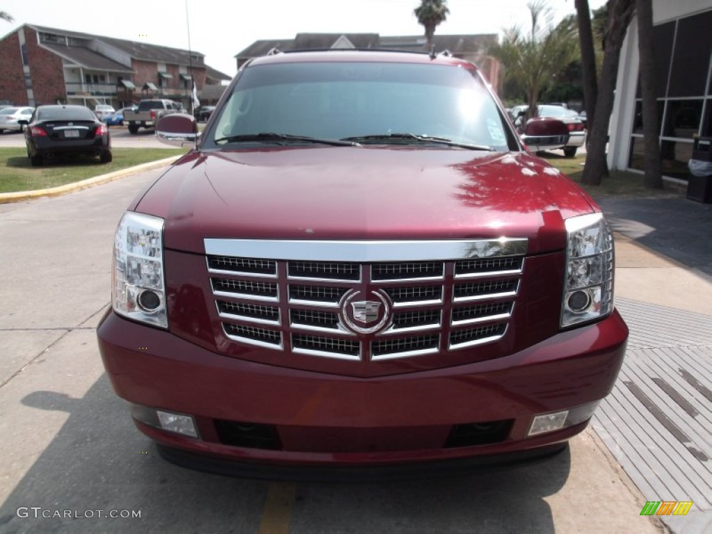 2008 Escalade EXT AWD - Sonoma Red / Cocoa/Light Cashmere photo #2