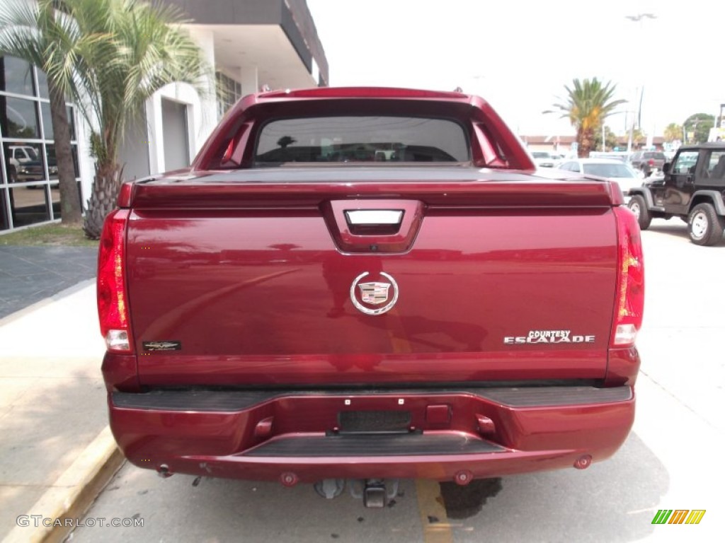 2008 Escalade EXT AWD - Sonoma Red / Cocoa/Light Cashmere photo #3