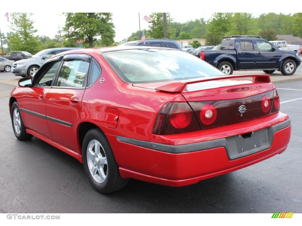 2003 Impala LS - Victory Red / Medium Gray photo #2