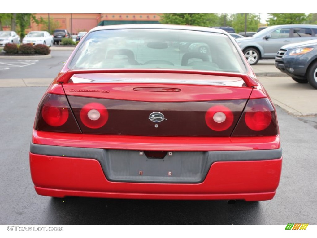 2003 Impala LS - Victory Red / Medium Gray photo #14