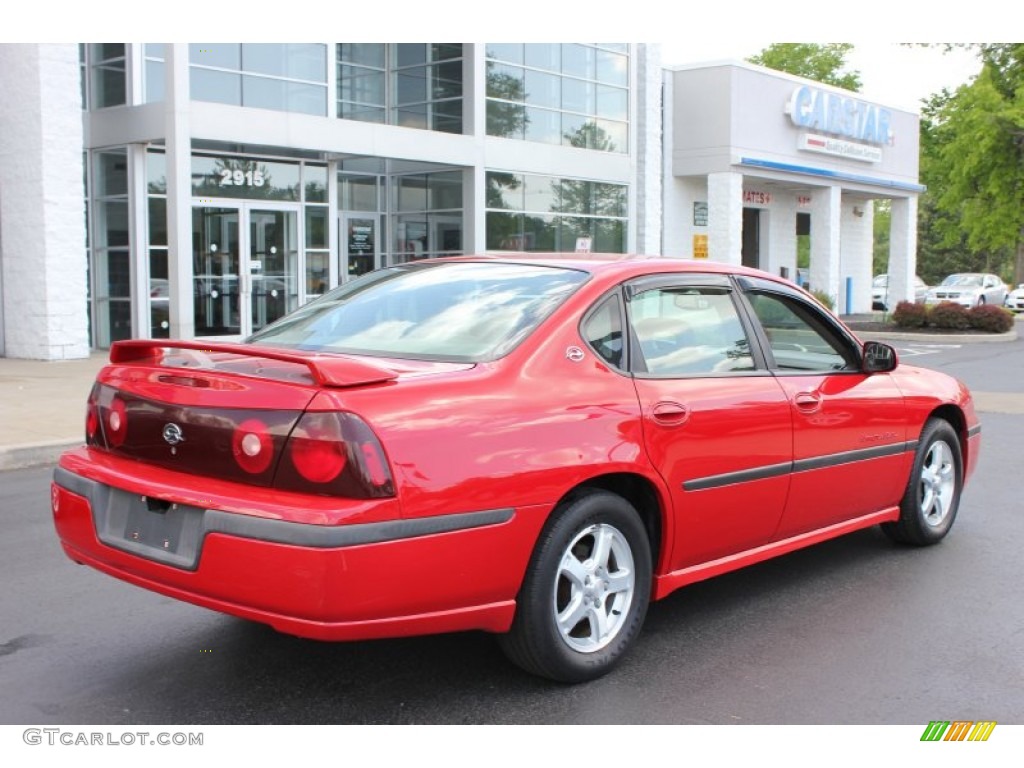 2003 Impala LS - Victory Red / Medium Gray photo #15
