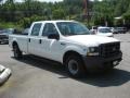 2002 Oxford White Ford F250 Super Duty XL Crew Cab  photo #4