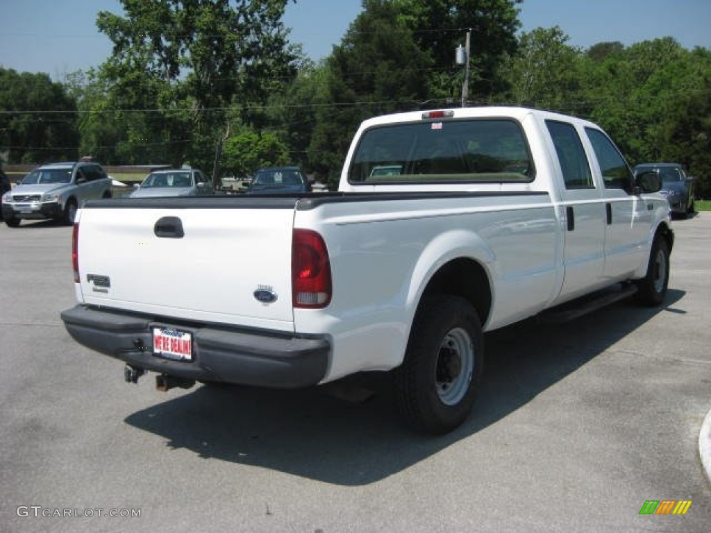 2002 F250 Super Duty XL Crew Cab - Oxford White / Medium Parchment photo #6