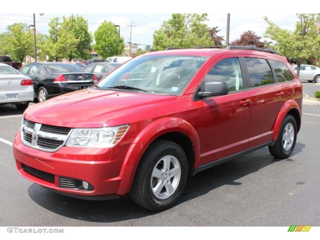 Inferno Red Crystal Pearl Coat Dodge Journey