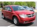 2010 Inferno Red Crystal Pearl Coat Dodge Journey SE  photo #17