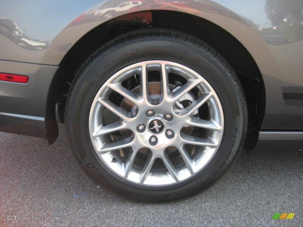 2013 Mustang V6 Convertible - Sterling Gray Metallic / Stone photo #10