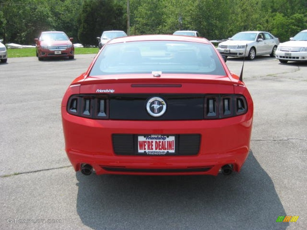 2013 Mustang V6 Coupe - Race Red / Charcoal Black photo #7