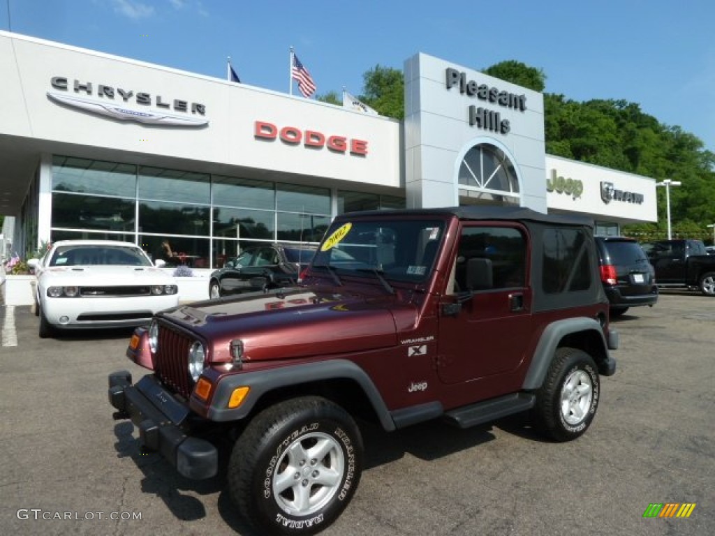 Sienna Red Pearl Jeep Wrangler