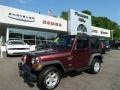 2002 Sienna Red Pearl Jeep Wrangler X 4x4 #65681181