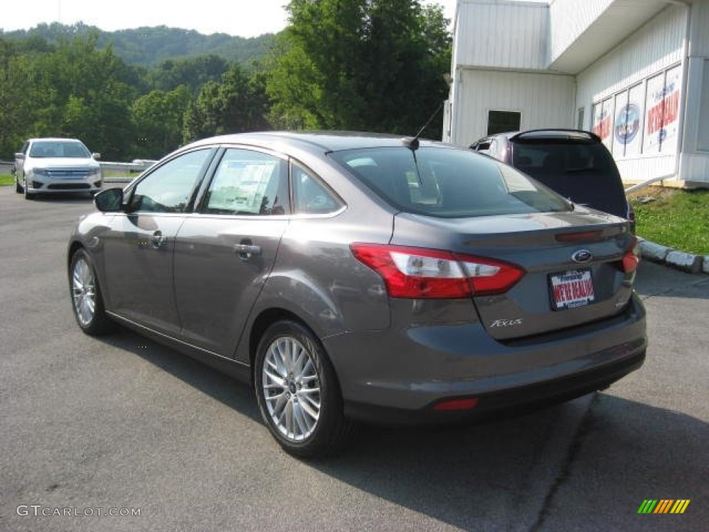 2012 Focus SEL Sedan - Sterling Grey Metallic / Charcoal Black photo #8