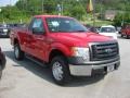 Vermillion Red - F150 XL Regular Cab 4x4 Photo No. 4