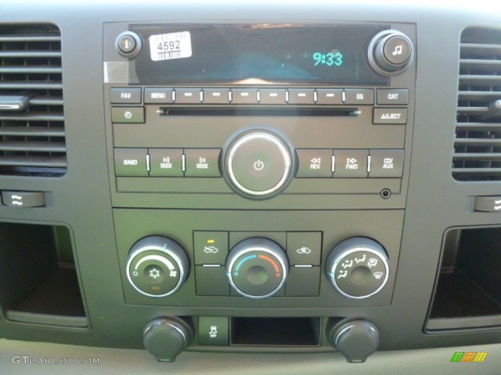 2012 Silverado 1500 Work Truck Extended Cab 4x4 - Silver Ice Metallic / Dark Titanium photo #19