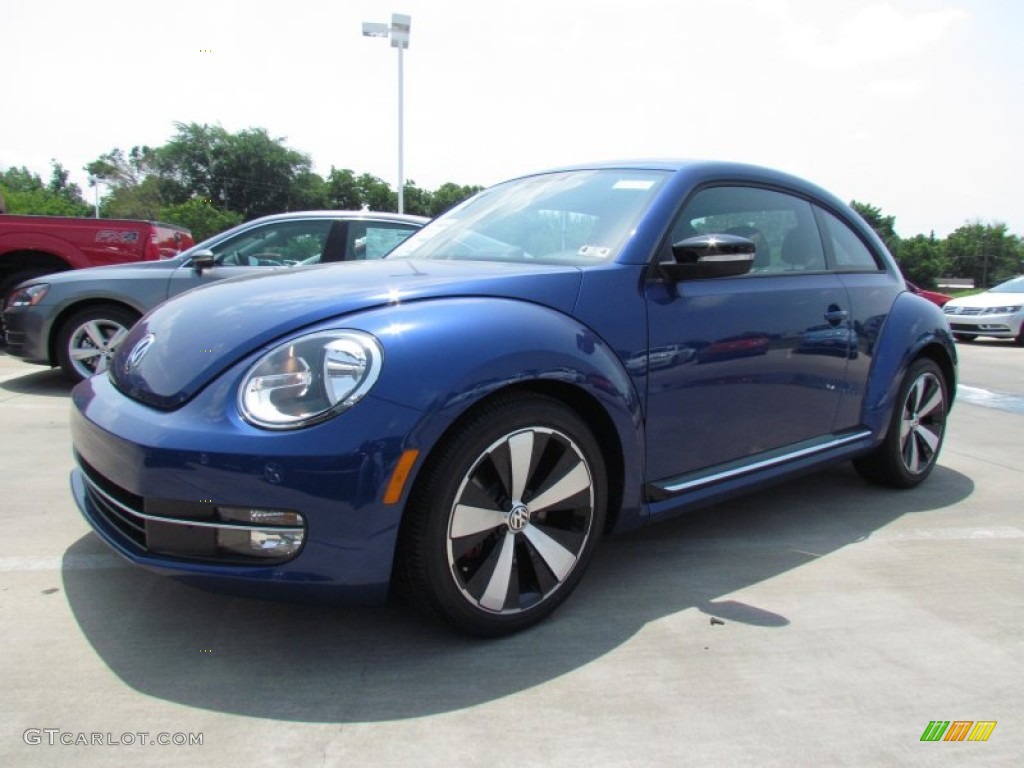 Reef Blue Metallic 2012 Volkswagen Beetle Turbo Exterior Photo #65694032