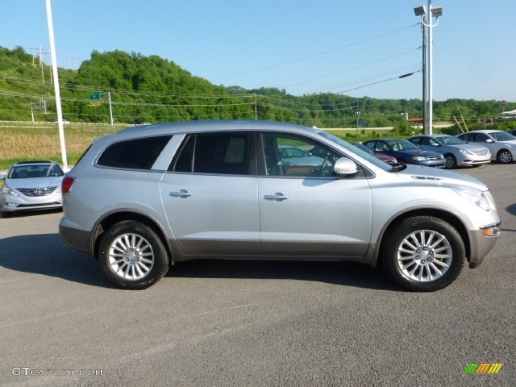 2010 Enclave CXL AWD - Quicksilver Metallic / Ebony/Ebony photo #8