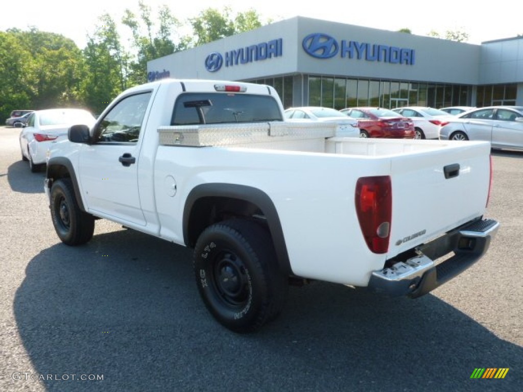 2008 Colorado Regular Cab 4x4 - Summit White / Light Cashmere photo #5