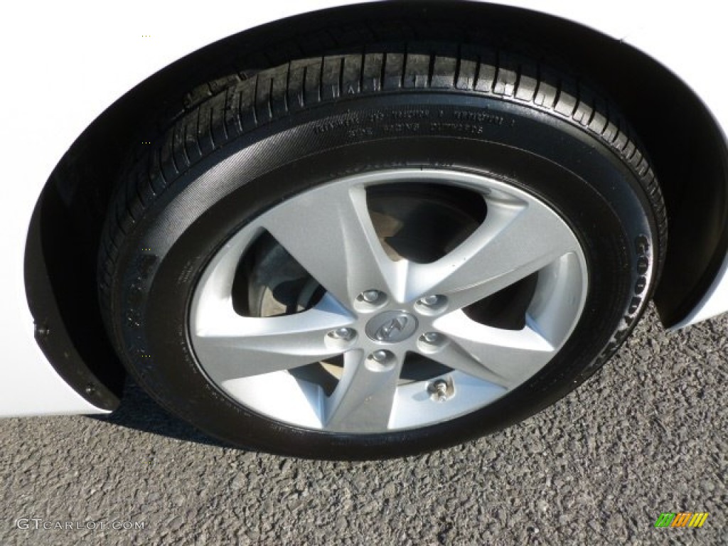 2012 Elantra GLS - Shimmering White / Beige photo #9