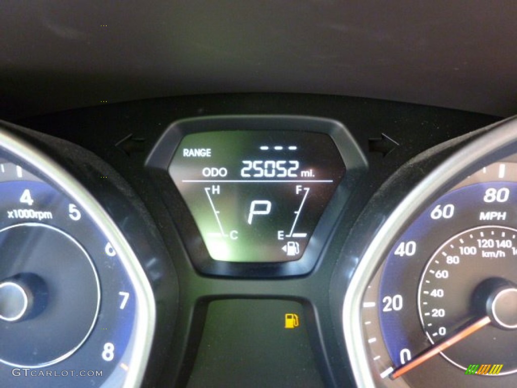 2012 Elantra GLS - Shimmering White / Beige photo #20