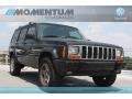 2000 Black Jeep Cherokee Limited  photo #1