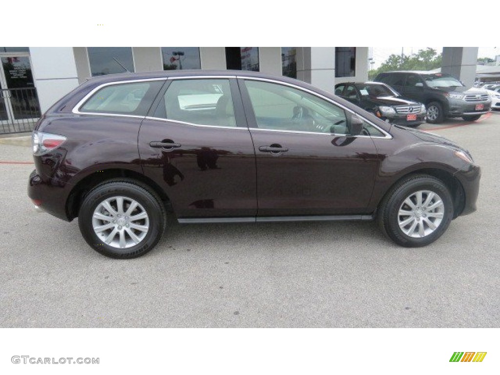 Black Cherry Mica 2011 Mazda CX-7 i SV Exterior Photo #65695730