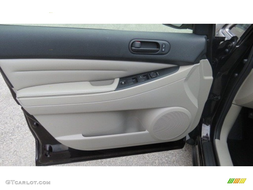 2011 Mazda CX-7 i SV Black Door Panel Photo #65695748