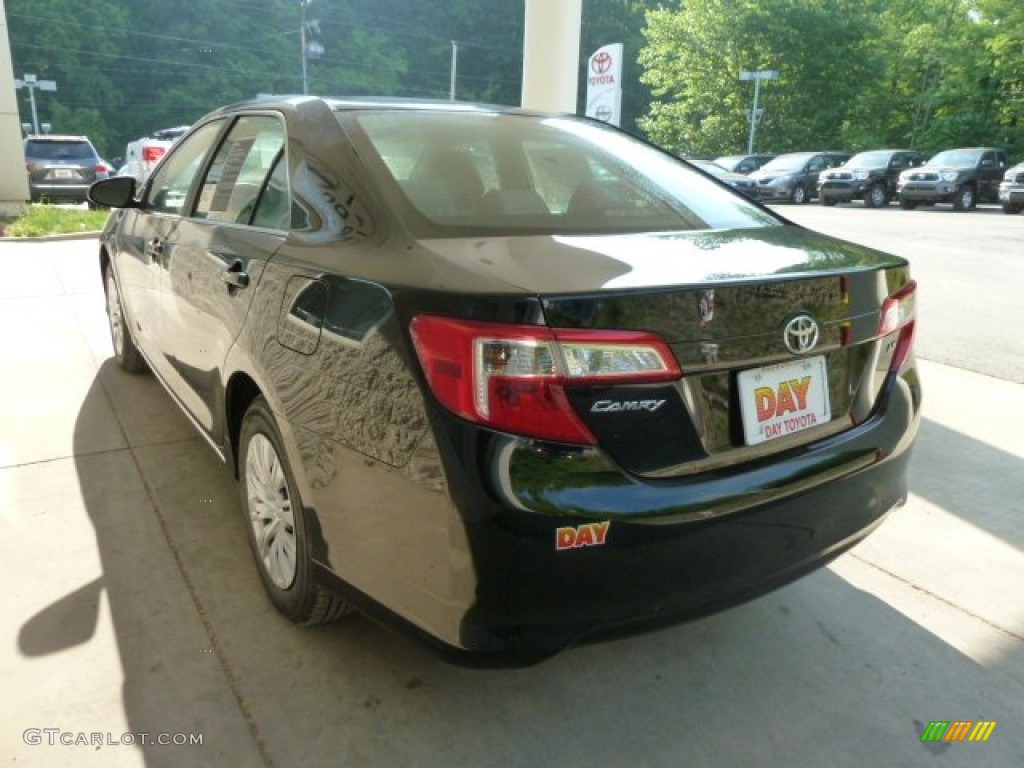 2012 Camry LE - Attitude Black Metallic / Ash photo #4