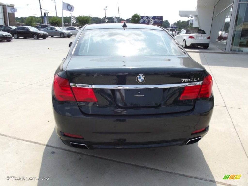 2010 7 Series 750Li Sedan - Deep Green Metallic / Saddle/Black Nappa Leather photo #8