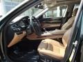Saddle/Black Nappa Leather 2010 BMW 7 Series 750Li Sedan Interior Color