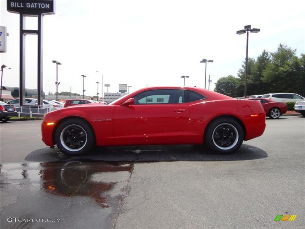2012 Camaro LS Coupe - Victory Red / Black photo #1