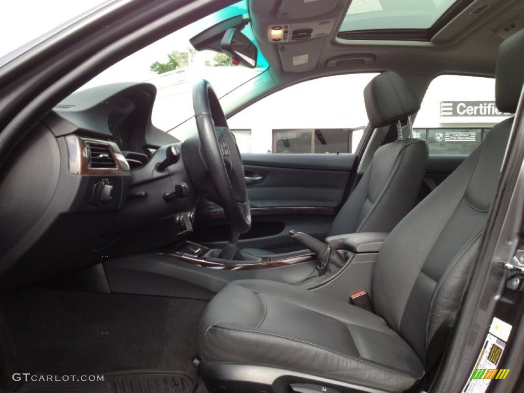 Black Interior 2007 BMW 3 Series 328xi Sedan Photo #65699294