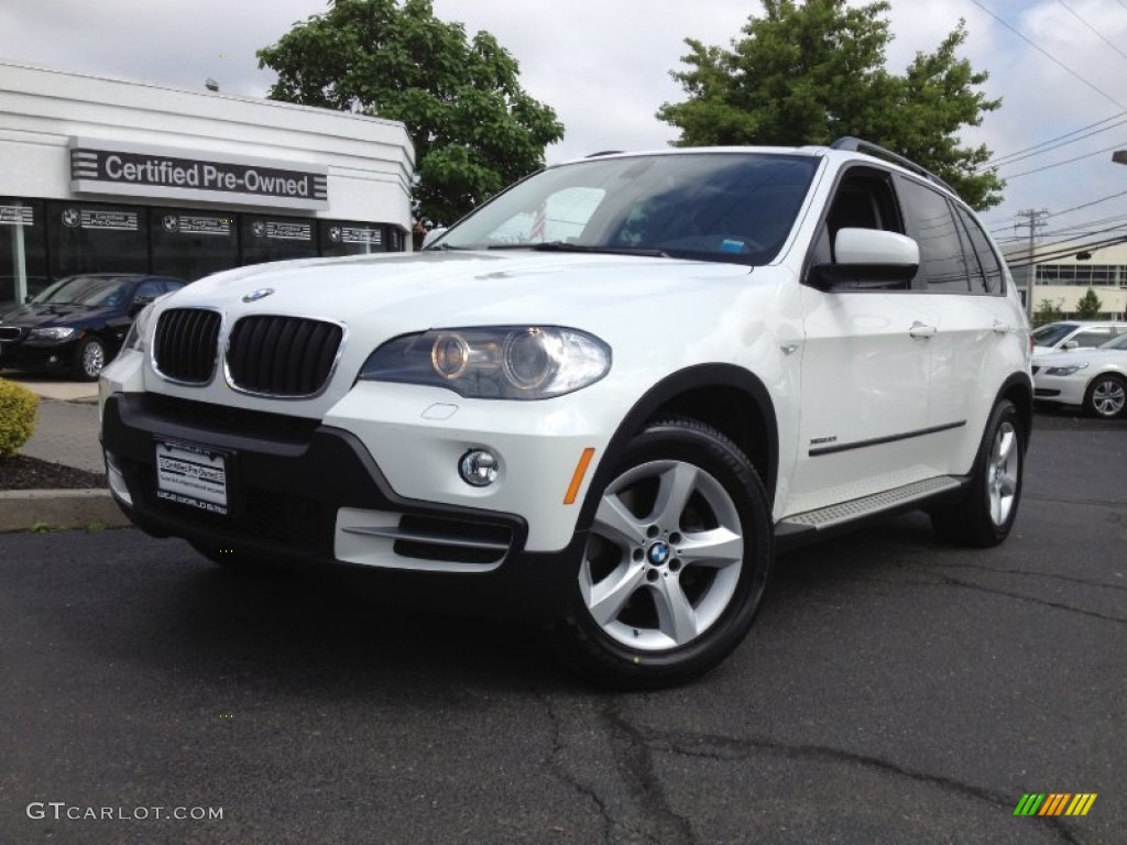 2009 X5 xDrive30i - Alpine White / Black photo #1